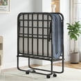 thumbnail image 4 of MJKONE Lit Pliant avec Matelas, Lit Escamotable Pliant pour Petit Espace, Lit Pliable avec Roues Verrouillables, 4 of 13
