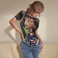 thumbnail image 3 of Rocae Monster High pour une Pièce Col Rond Manches Courtes Justaucorps pour Femmes Décontracté Basique Justaucorps Combinaison Quotidienne T-Shirts-Moyen, 3 of 7