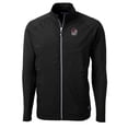 thumbnail image 2 of Men's Cutter & Buck Black Georgia Bulldogs Big & Tall Adapt Eco Knit Hybrid Recycled Full-Zip Jacket, 2 of 3