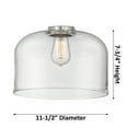 thumbnail image 2 of Innovations Lighting 237 X-Large Bell X-Large Bell 1 Light 13" Tall Bathroom Sconce -, 2 of 2