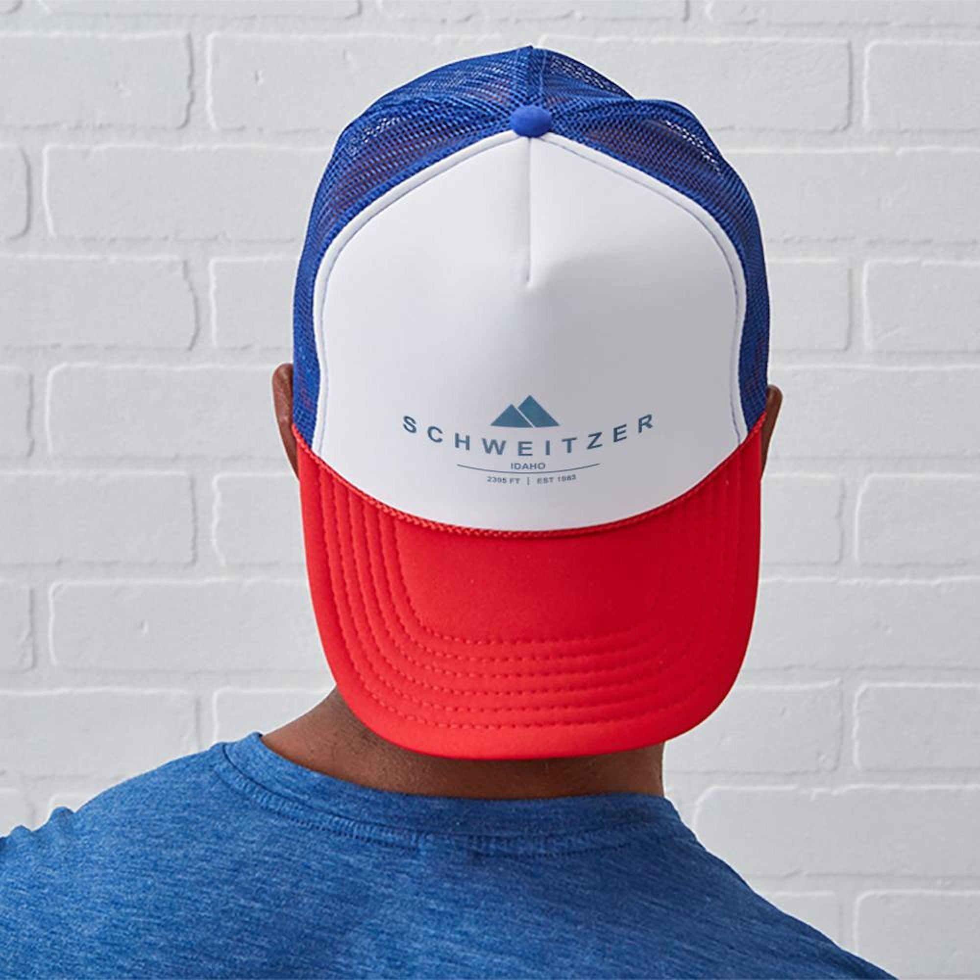 CafePress - Schweitzer Ski Resort Idaho - Adjustable Unisex Printed Trucker Hat with Mesh Back