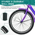thumbnail image 5 of ABORON Adult 20/24/26 inch Tricycles with Big Basket, Adults 7 Speed Trikes 3 Wheel Bikes, Cruise Bike for Seniors, Women, Men for Recreation, Shopping, Multiple Colors, 5 of 10