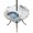 White2, variant on Round Outdoor Tablecloth with Umbrella Hole and Zipper, Navy Blue Shell Coastal Tablecloth with Elastic Waterproof, Starfish Coral Summer Ocean Nautical Patio Table Covers for 55" - 60" Pool Tables