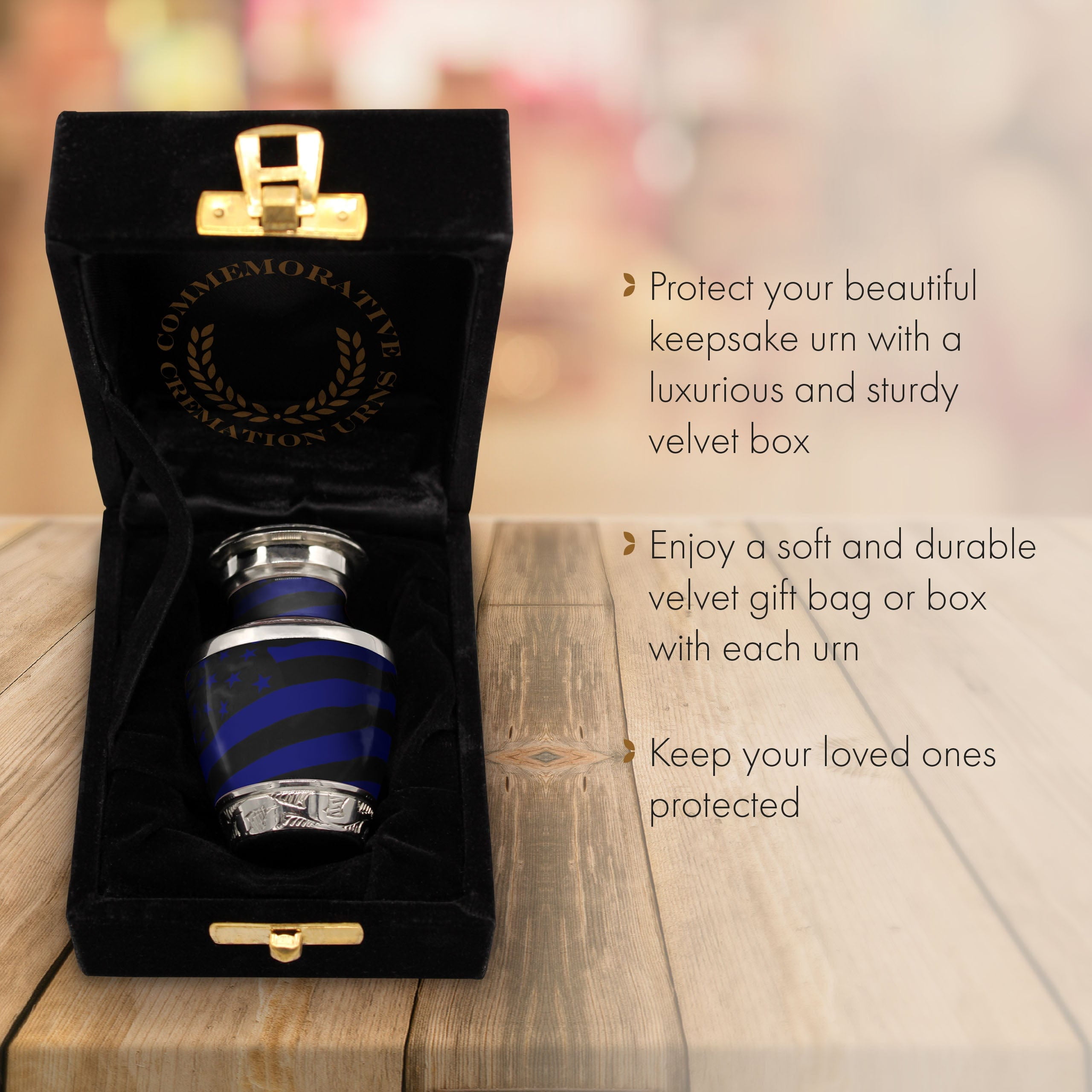 Coast Guard Flag Military Cremation Urns for Human Ashes Adult Urns for Cremation Ashes Urns for