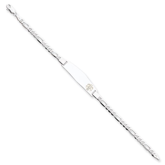 14K Yellow Gold Polished Finish Medium Size Number 14 Charm Pendant