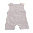 thumbnail image 1 of Baby Boy Striped Sleeveless Buttons Jumpsuit, 1 of 6