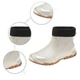 thumbnail image 5 of Men's Rain Shoes Fashionable Solid Color Low Top Removable Lined Rain Boots Outdoor Water Wading Shoes For Wet Weather, 5 of 6
