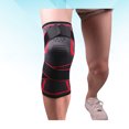 thumbnail image 4 of EeaseCA 1PC Knee Brace Protective Gear Support Knee Pad Elastic Compression Knee Protector Sleeve for Basketball Climbing Outdoor Sports (Size L, Red), 4 of 7
