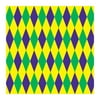 Party Mardi Gras Harlequin Backdrop 4' X 30' - 6 Pack (1 Per Package)
