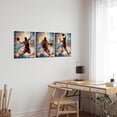 thumbnail image 2 of Visual Art Decor 3-Piece 12x16 Basketball Framed Painting Canvas Art Prints, 2 of 11