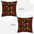 thumbnail image 3 of Haiem Animal Print Velvet Soft Solid Decorative Square Throw Pillow Covers Set with Elegant Piping Christmas Cushion Case for Sofa Bedroom Car-16"x16", 3 of 8