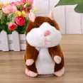 thumbnail image 4 of Sprechende Hamster Plüschtier Wiederholt Elektronische Haustiere Spielzeug für Baby Kinder (Hellbraun), 4 of 6