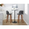 thumbnail image 2 of Toriano 30" Fixed-Height Bar Stool, Bar Chairs, Swivel Bar Stools, Bar Stools Set of 2, 2 of 6