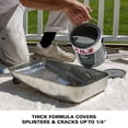 thumbnail image 4 of KILZ Over Armor Wood & Concrete Solid Coating Resurfacer, Exterior, Smooth Finish, Slate Gray, 1 Gallon, 4 of 11