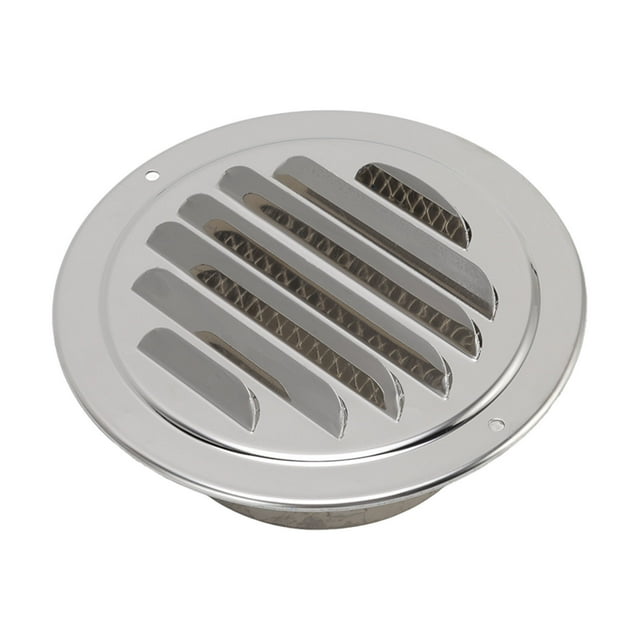 Bouchon de Grille d'Échappement, Couvercle de Ventilation d'Air 304 Rond Couvercle de Conduit Couvercle de Ventilation Fonctionnalité Intelligente