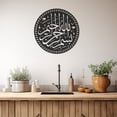 thumbnail image 3 of LaModaHome Exclusive Bismillahirrahmanirrahim Written Arabic Wall Decor Islamic – Durable & Artistic Metal Wall Art for Home and Office Decor, Perfect for Any Interior Design Aesthetic, 3 of 5