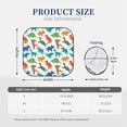 thumbnail image 3 of Balery 2 Piece Colorful Dinosaur Car Windshield Sun Shade|Foldable Front Windshield Shade for Car Front Window for Most Sedans SUV Truck-Large, 3 of 7