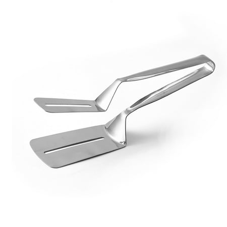 

Dasbsug Food Flipping Spatula Tongs Clip for Beefsteak Bread Hamburger BBQ Meats