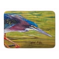 thumbnail image 1 of Carolines Treasures JMK1016RUG Green Heron Machine Washable Memory Foam Mat, 1 of 4