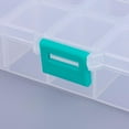 10pc Organizer Storage Plastic Box Adjustable Dividers Boxes Rectangle ...