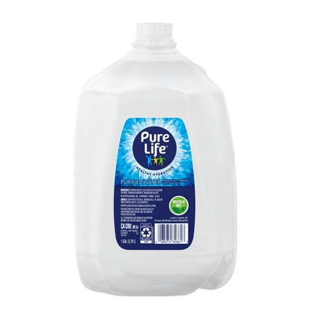 Pure Life Purified Water, 1 Gal, Single Plastic Jug