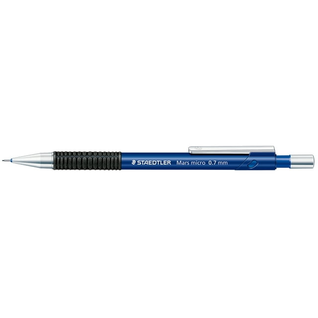 STAEDTLER Mars Micro Mechanical Pencil with Eraser, 0.7mm, B Lead, 1 Count