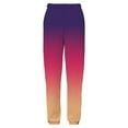 thumbnail image 4 of HAPIMO Sweatpants Jogger Pants for Women Dipdye Gradient Elastic Waist Trousers Leisure Relaxed Trendy Clothes Retro Hot Pink L, 4 of 5