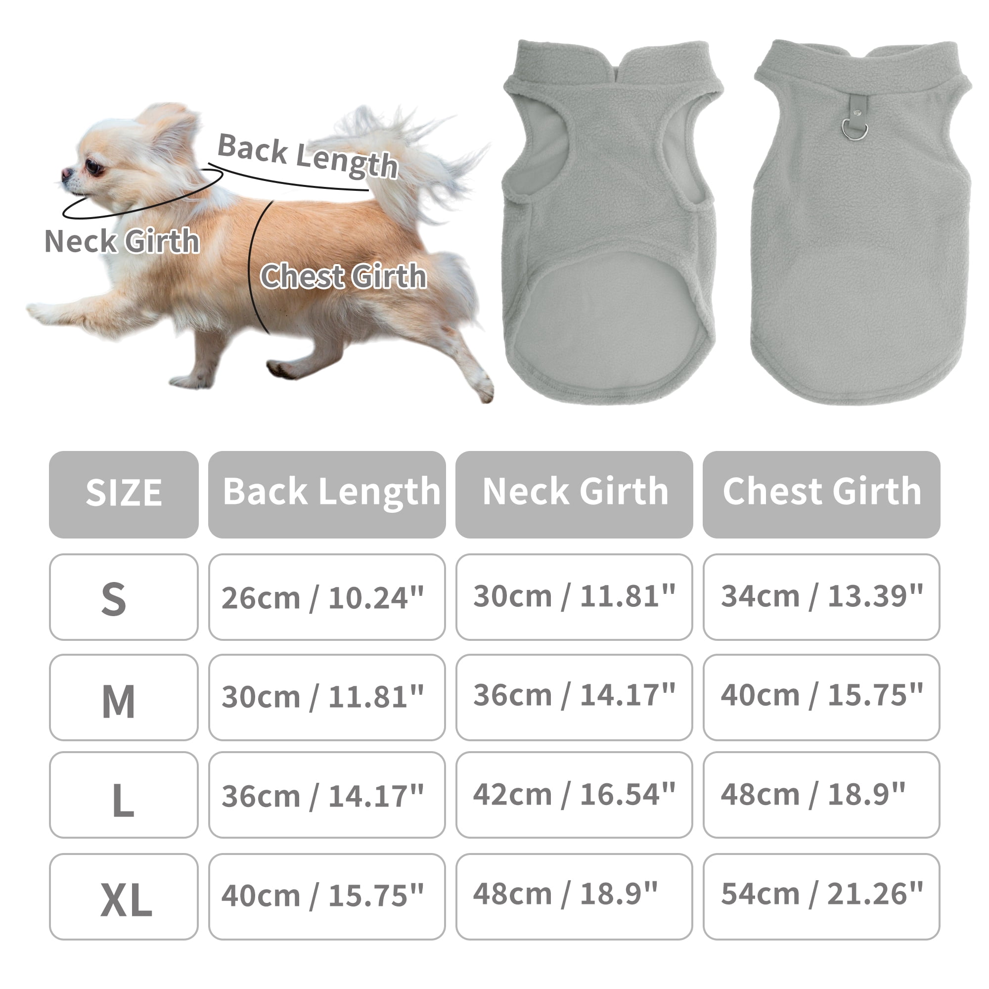 Unique Bargains Dog Cat Warm Vest Small Dog Cat Jumpers Gray S
