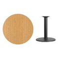 thumbnail image 2 of Flash Furniture 36 Round Natural Laminate Table Top with 24 Round Table Height Base [XU-RD-36-NATTB-TR24-GG], 2 of 2