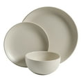 Better Homes & Gardens Zuri Matte 12Piece Dinnerware Set, Cream