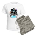 thumbnail image 5 of CafePress - New Easter Monster Truck Crushing Eggs Pajamas - Women's Short Sleeve Print T-Shirt and Pants Light Cotton Pajama Set, 5 of 7