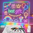 thumbnail image 1 of Pizarra LED para dibujar Signsxcel 35 cm, 8 colores, 6 modos, 1 of 7
