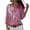 Rose, variante sur Mrat Chemise Habillée pour Femmes Manches Longues Sans Manches Tunique Cardigan Chemises Manches Longues Blouses Timeson pour Femmes Marron 2TG
