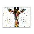 thumbnail image 4 of Stupell Industries Modern Giraffe Portrait Abstract Kids' Polka Dot Pattern, 30 x 24,Design by Ashley Aldridge, 4 of 5