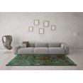 thumbnail image 3 of Ahgly Company Indoor Square Persian Turquoise Blue Traditional Area Rugs, 8' Square, 3 of 4