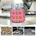 thumbnail image 6 of Yayeee Ashtray with Lid for Cigarette Smokeless Stainless Steel Home Ash Holder, Pink Doughnuts, 6 of 7