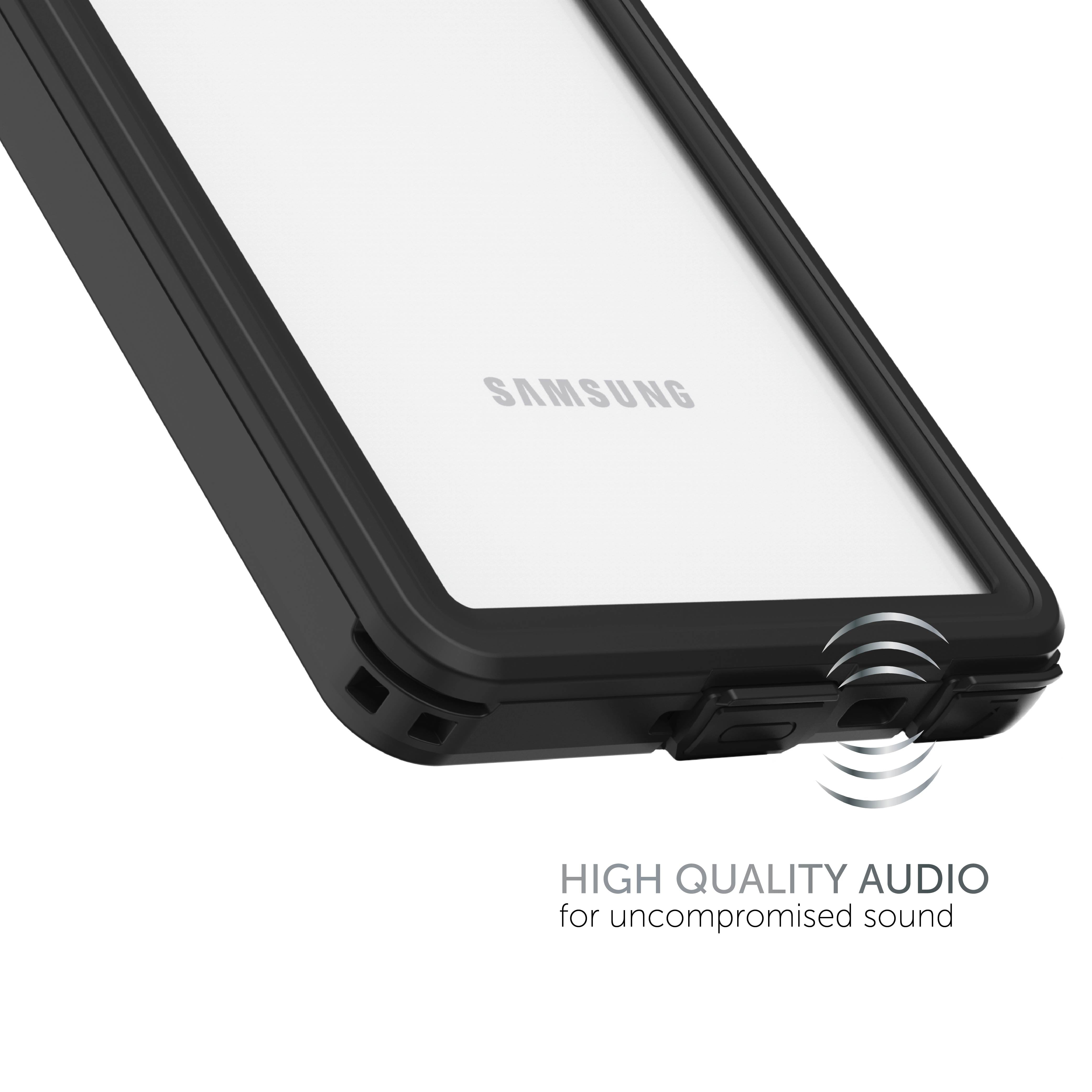 Body Glove Tidal Waterproof Phone Case for Samsung Galaxy S25 Ultra - Black/Clear