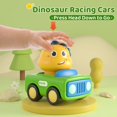 thumbnail image 3 of WQFSTORE Toddler Press Go Car Toys for 1 2 3 Years Old Boys , Push Go Friction  Animal Cars Baby Toys for 12-18 Months One Year Old Boy Toys ,First Birthday Gifts, 3 of 7