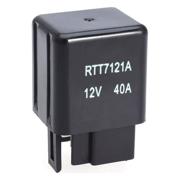 Chidian RTT7121A 12V 40A 4-Pin Relay Direct Replacement Mechanical Relay Single Pole Single Throw Replacement for 90987-02006 Relay (Random Color)