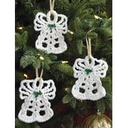 Mary Maxim Sparkly Angels Crocheted Ornaments Yarn