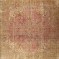 thumbnail image 1 of Ahgly Company Indoor Square Traditional Sand Brown Persian Area Rugs, 7' Square, 1 of 6