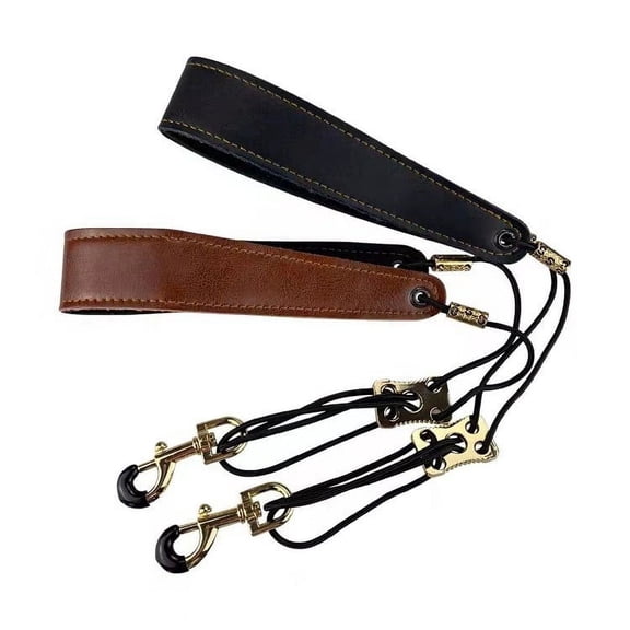 DRAFIDEEP Clarinet Lanyard Neck Strap for Musicians Black Adjustable Length 1Pack