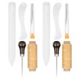 thumbnail image 4 of Leather Working Tools, Leather Craft Tool Kit, 2 Sets Crafts For Leather Leather Repair Sewing, 4 of 8