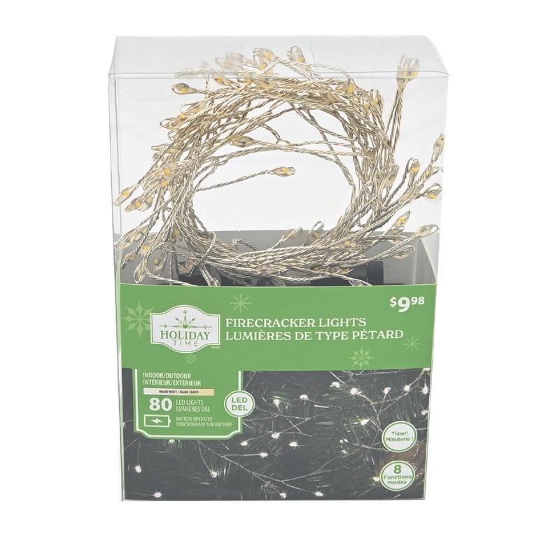 HOLIDAY TIME PL BO 80 WW LED Firecracker Lights – Festive Glow for Every Occasion