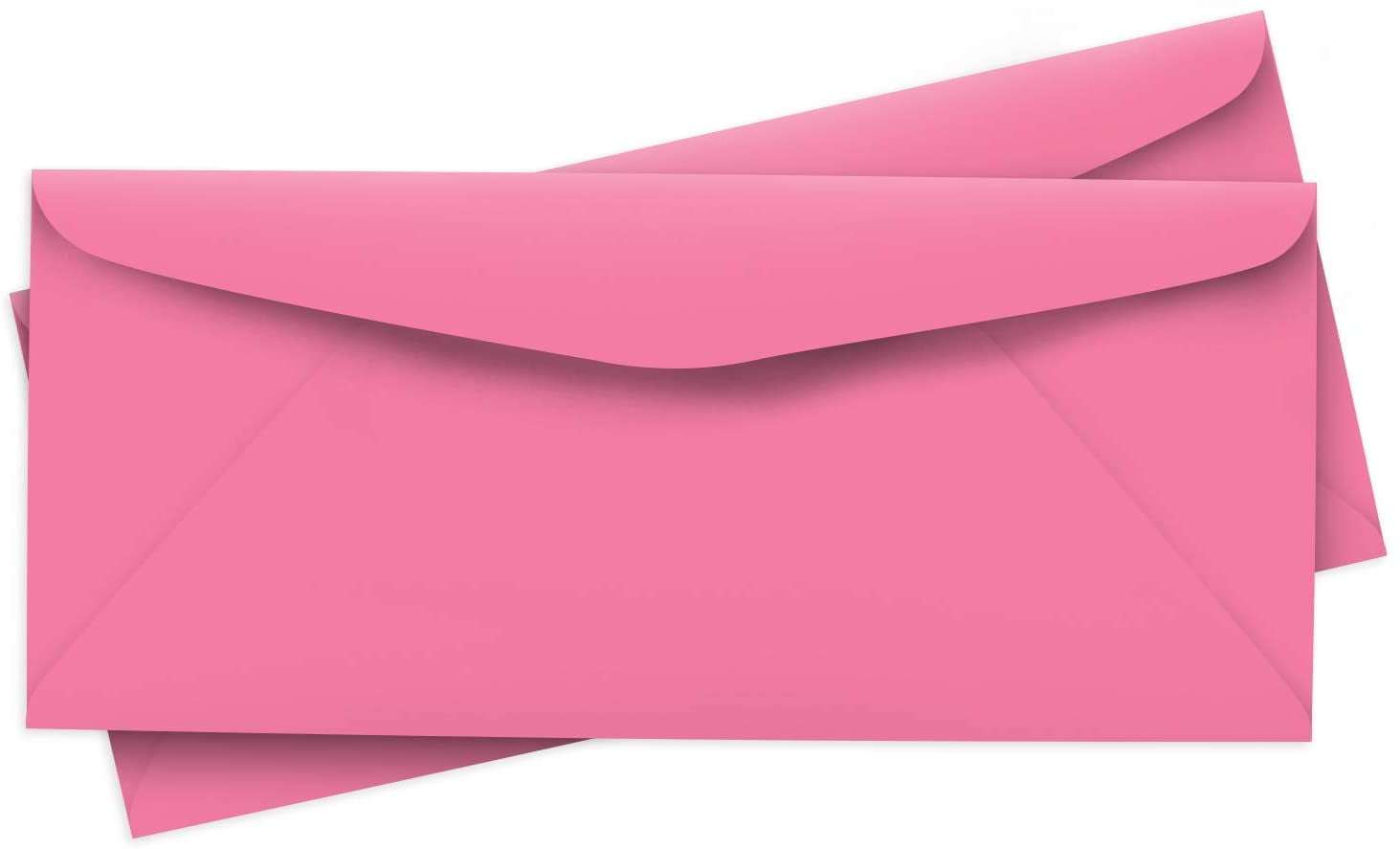 Hot Pink Fuchsia Bright Color 10 Envelopes Great for Mailing Letters