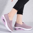 thumbnail image 6 of longantii Womens Orthopedic Shoes Arch Support Slip on Non Slip Work Shoes Breathable Knitted Mesh Stretch Walking Shoes Comfort 2026 Orthopedic Shoes Pink, 6 of 6