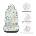 thumbnail image 4 of Wukai Honey Bees And Flowers Full Set Car Seat Covers with Soft Padding Universal Auto Front Seats Protector and Cushion Mat, 4 of 5