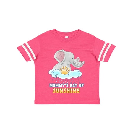 

Inktastic Mommy s Ray of Sunshine Cute Elephants Rainclouds and Sun Gift Toddler Boy or Toddler Girl T-Shirt