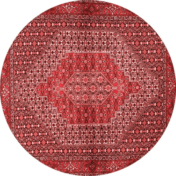 Ahgly Company Indoor Round Persian Red Traditional Area Rugs, 4' Round