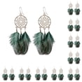 thumbnail image 2 of Minnieouse 1 par de pendientes de mujer bohemios hermosas orejas exquisitas mujeres creativas moda niñas joyería para decoración verde pavo Type1 NO1, 2 of 6